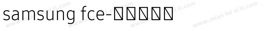 samsung fce字体转换